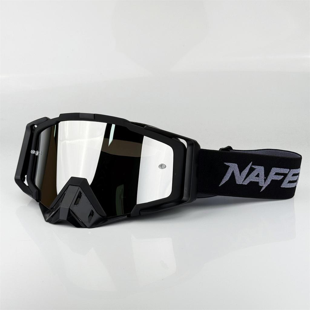 NAFEIB New Motorcycle Glasses Motocross Safety HD Lenses Goggles Dirt Bike ATV Ski mtb Goggles MOTO Outdoor Cycling Sunglasses