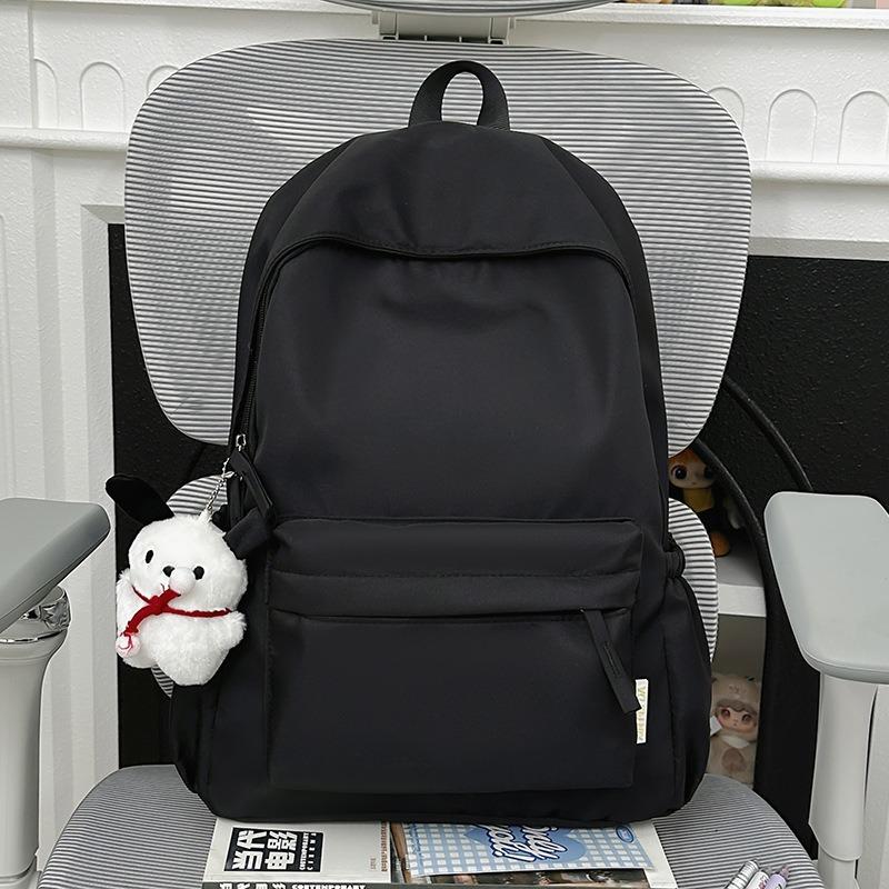High-value Nylon Backpack for Female Students, Large-capacity College Style, Simple and Versatile Schoolbag, Ultra-lightweight New Model