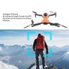 Brushless Motor Drone RC Drone with Double Camera Brushless Motor Drone Remote Controller with Screen Display Orange S9 RC Drone