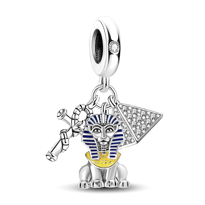 Copper Columbia Brazil Various Countries Charms Beads Fit Original Pan Bracelets Bangles Fine Jewelry Gift