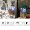 3D LED Digital Alarm Clock Wall Clock Table Desktop Clocks Time /Date/Temperature For Living/Office/Room/Home Decoration