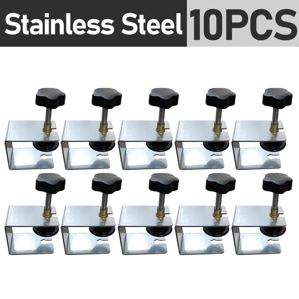 1-10pcs/set Steel Drawer Front Installation Clamps Woodworking Jig Cabinet Drawer Panel Clip Tool for Home Furniture Accessories