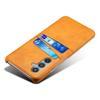For Samsung Galaxy M35 5G Case Dual Card Slots PU Leather+Hard PC Phone Cover