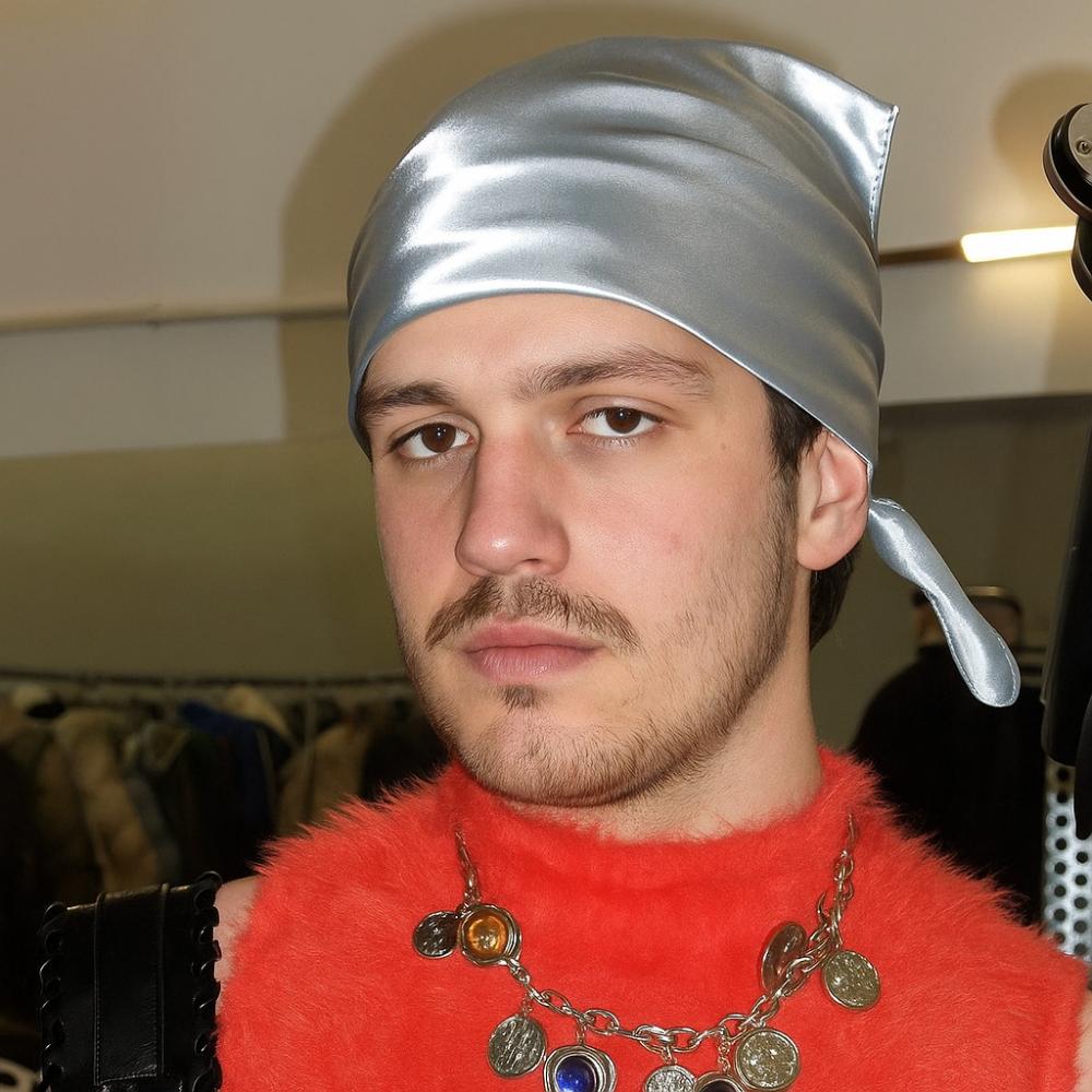 Hip Hop Y2k Print Turban Soft Punk Bandana Elegant Leopard Print Hair Scarf  Outdoor