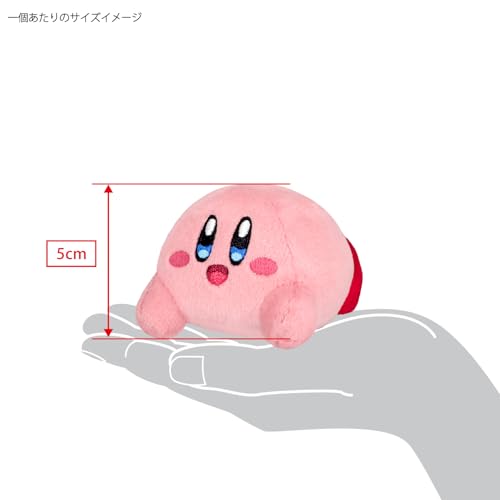 Sanei Boeki Kirby of the Stars Kirby Play with Waddle Dee Incredibly Stackable Plush Toy Set of 3 A W8 X D8 X H15cm Plush Toy KPWW04