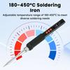 T12 OLED Soldering Iron Kit PD/QC Fast Charging Type-C/DC5521 Interface Smart Digital Display 180-450C Temperature Adjustable