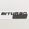 For Mercedes Benz AMG BITURBO 900 Auto Accessories ABS Car Styling Logo Biturbo 900 Badge Fender Side Sticker Emblem Decals AS1