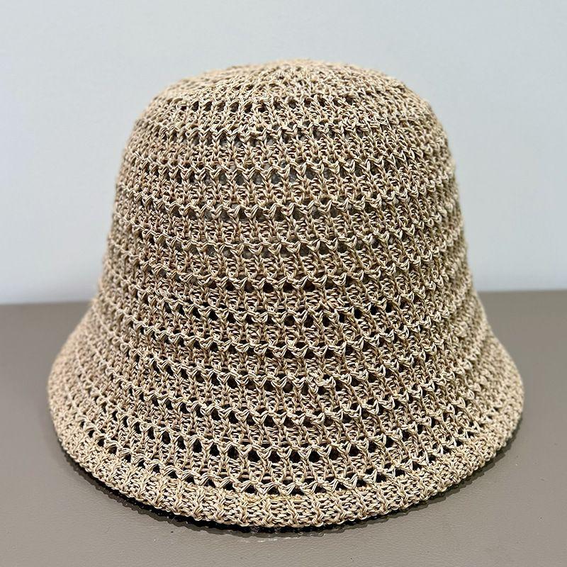 Hollow Breathable Bucket Hat Bucket Hat Thin Basin Hat Women's Foldable