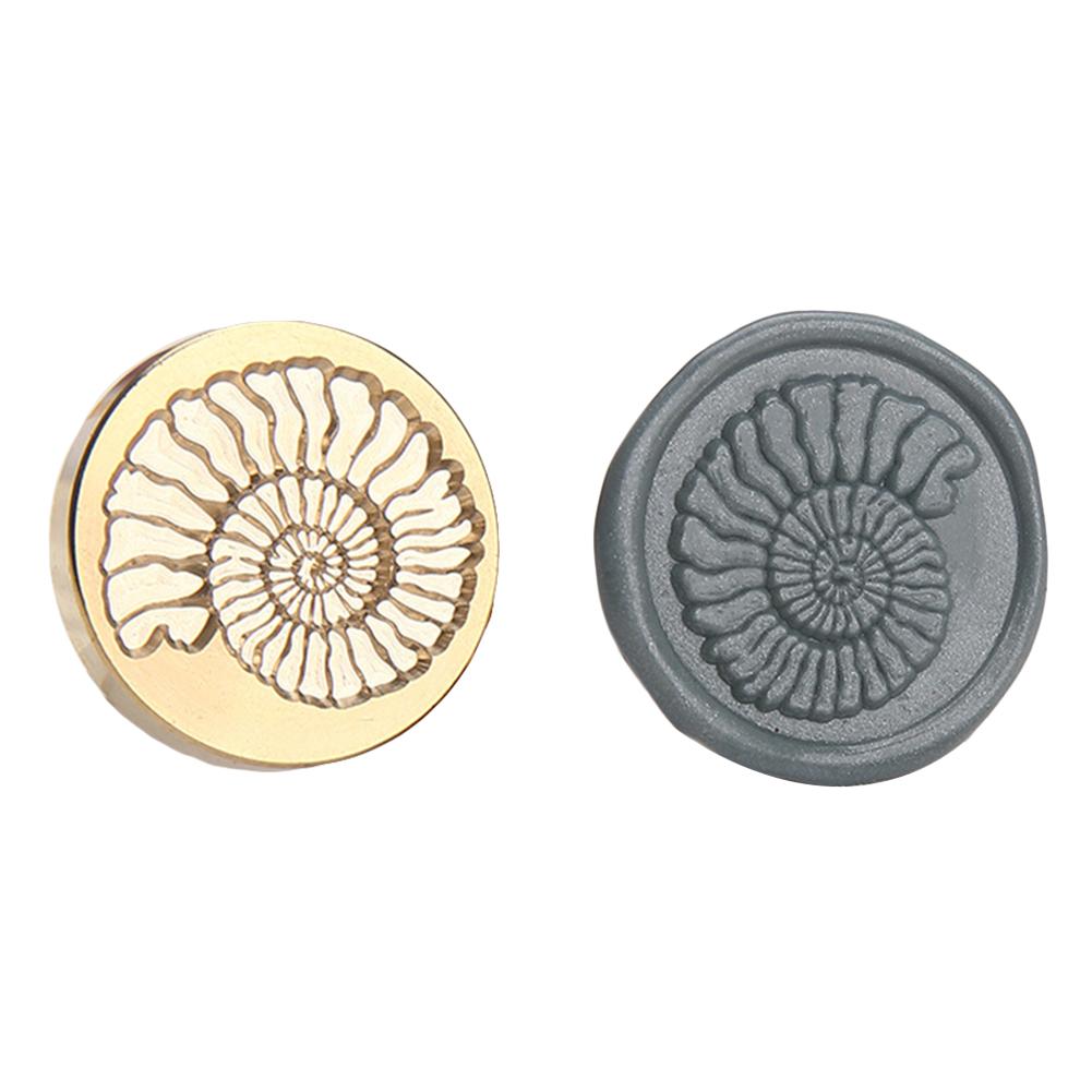 Gold-plated Brass Head Retro DIY Envelope Wax Seal Stamp Head Sealing Wax Scrapbooking Stamps Wedding Decorative Invitation