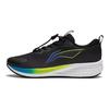 Li Ning Dziecięce Buty do Biegania Wygodne Trwałe Codzienne Proste Buty do Biegania Dziecięce Buty do Biegania Czarno-Grzmotowo-Szare YKFT078-7