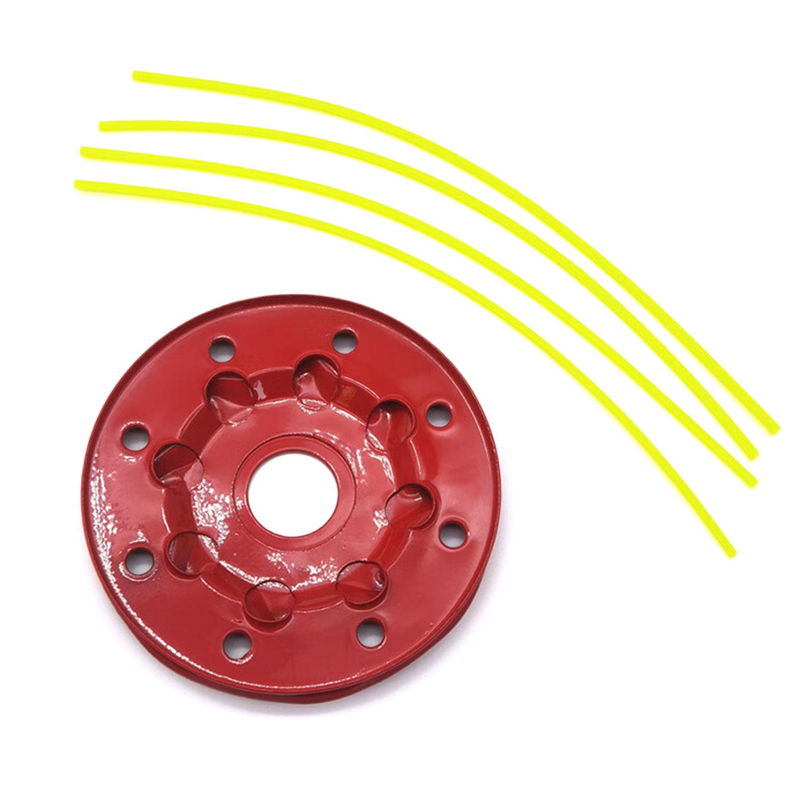 

Металлическая триммерная головка с 8 отверстиями и улучшенной точностью резки, замена для мотокос, прочный инструмент для газона