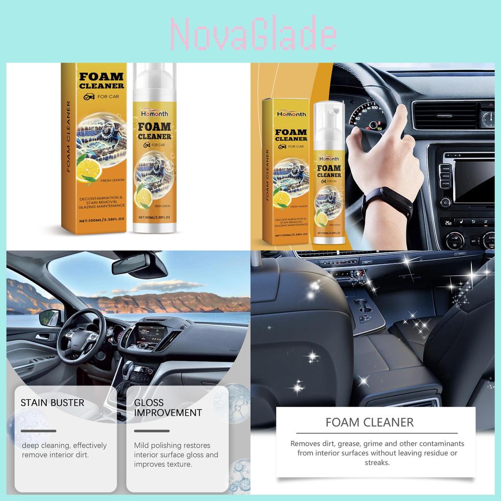 Homonth Multi Functional Car Foam Cleaner For Interior Protection And Stain Resistance