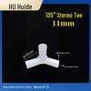 Three-Dimensional Plastic Right Angle Joint Connector for Tent and Studio Accessories