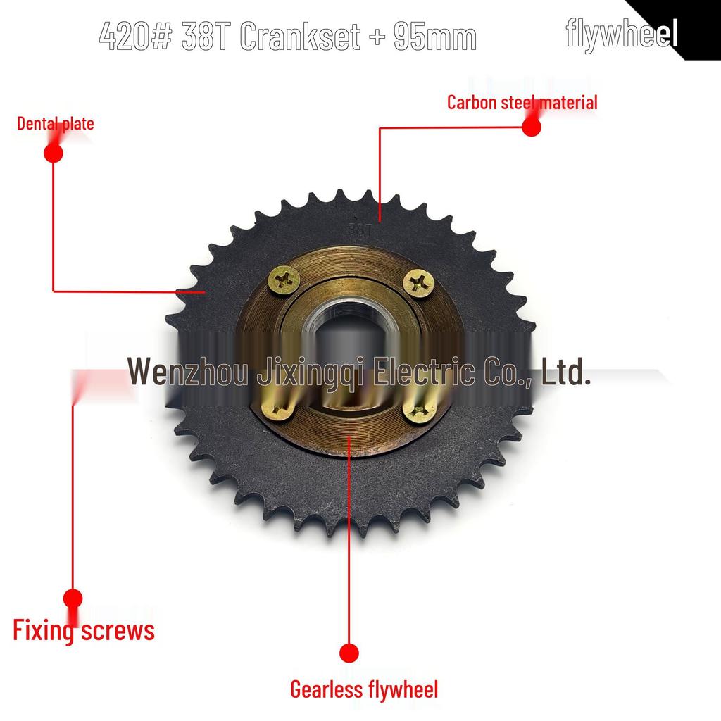 Tricycle Motorcycle Karting Sprocket: 420 Type, 29-34-36-38-48 Teeth Rear Axle Crankset.