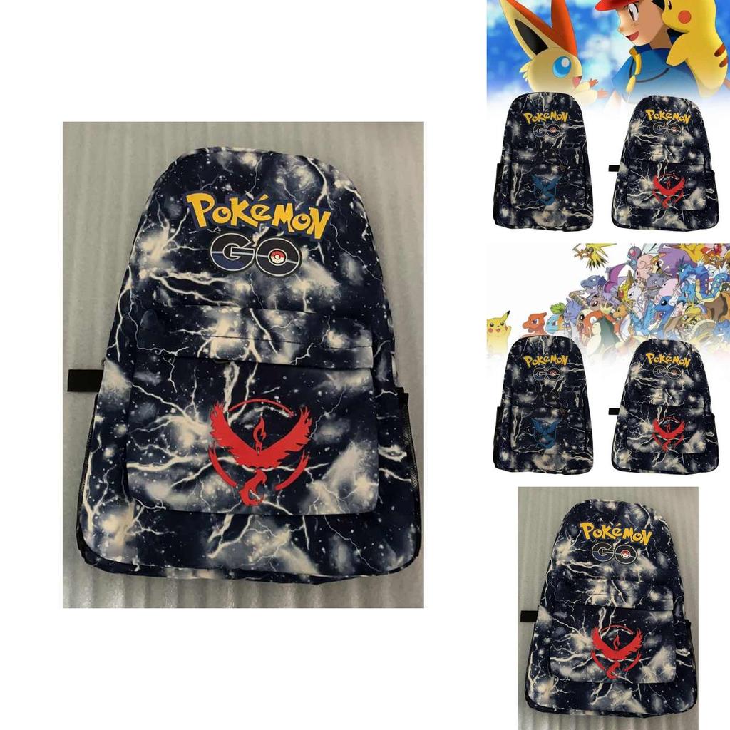 Pokmon Backpack With Waterproof Oxford Fabric For School Students
