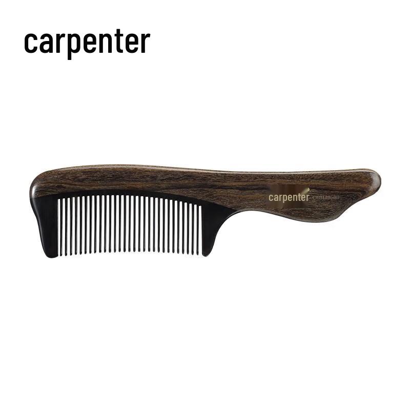 Коричневая деревянная расческа для волос и массажа Mujiang Sankoh