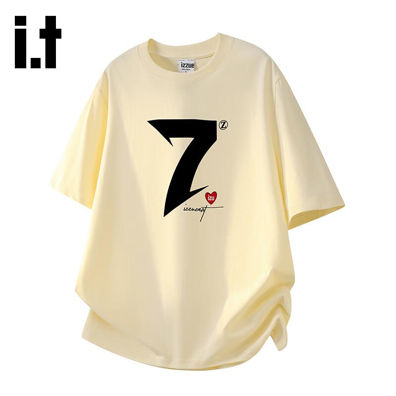 Izzue Unisex Cotton Logo Print Short Sleeve T-Shirt 3XL