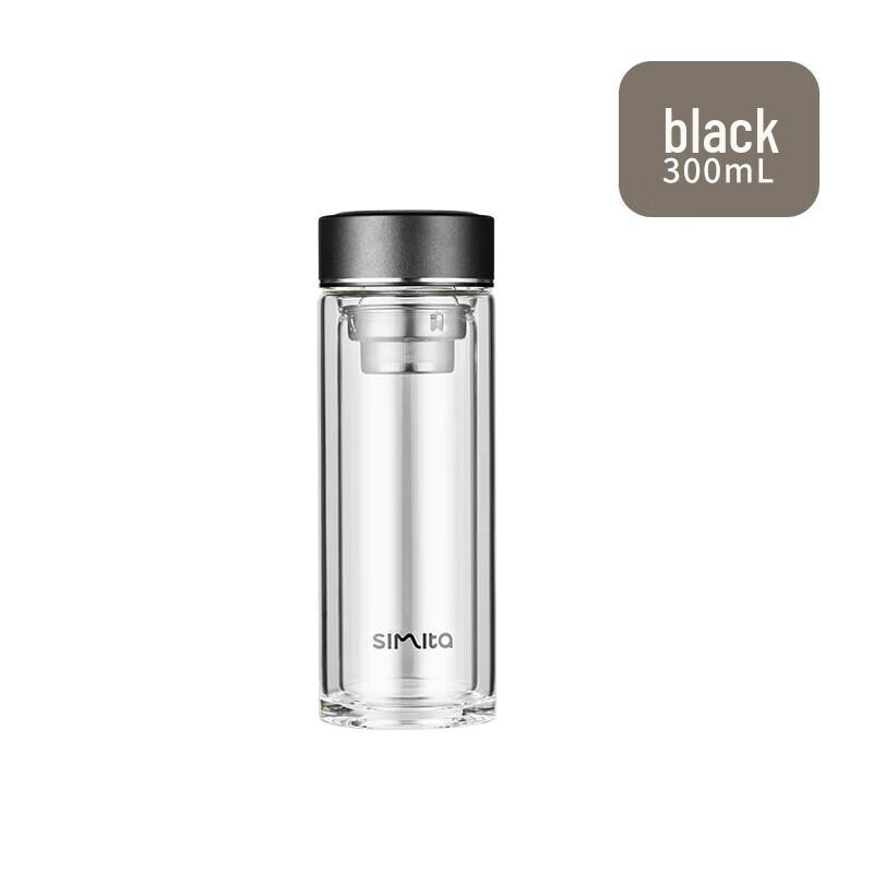 Schmidt Double-Wall Borosilicate Glass Tea Infuser Mug