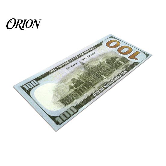 Office Area Rug Money Runner Rug, 100 Bill USD Print Non-slip Washable Pattern Carpet Cash Design for Living Room Bedroom Kitchen Man Cave Decor