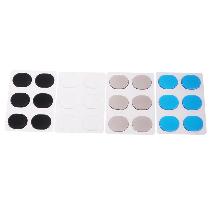 6Pcs Pieces Drum Damper Gel Pads Silicone Drums Silencer For Drums Tone Control Percussion Instrument Accessories