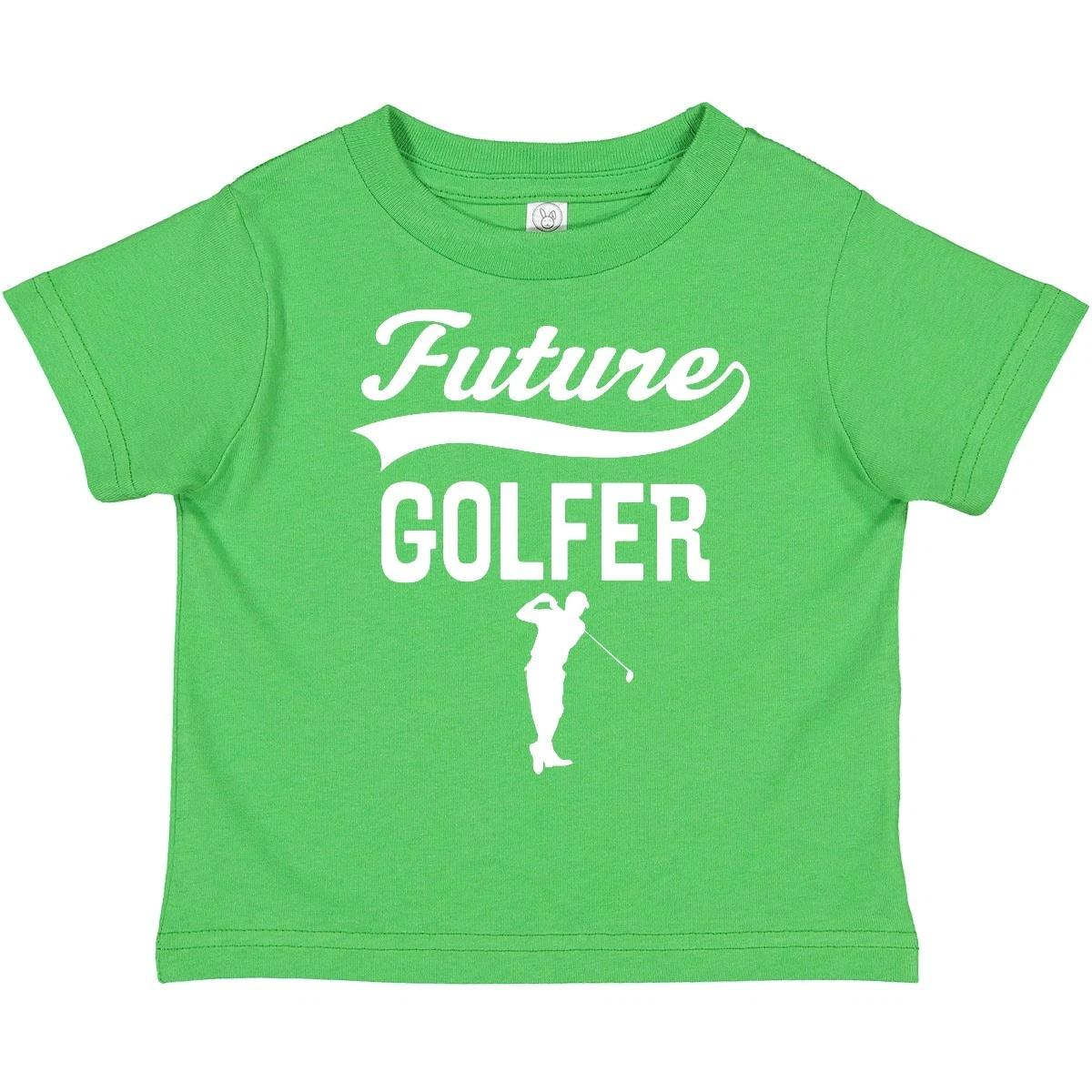 Inktastic Future Golfer Boys Golfing Toddler kids boys T-Shirt Golf Kids Childs Athlete 110