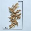 Golden Yellow I Water-Soluble Embroidery Three-Dimensional Lace Bead Sticky Flower Diy Sewing Decoration With Clothing Accessories Lace