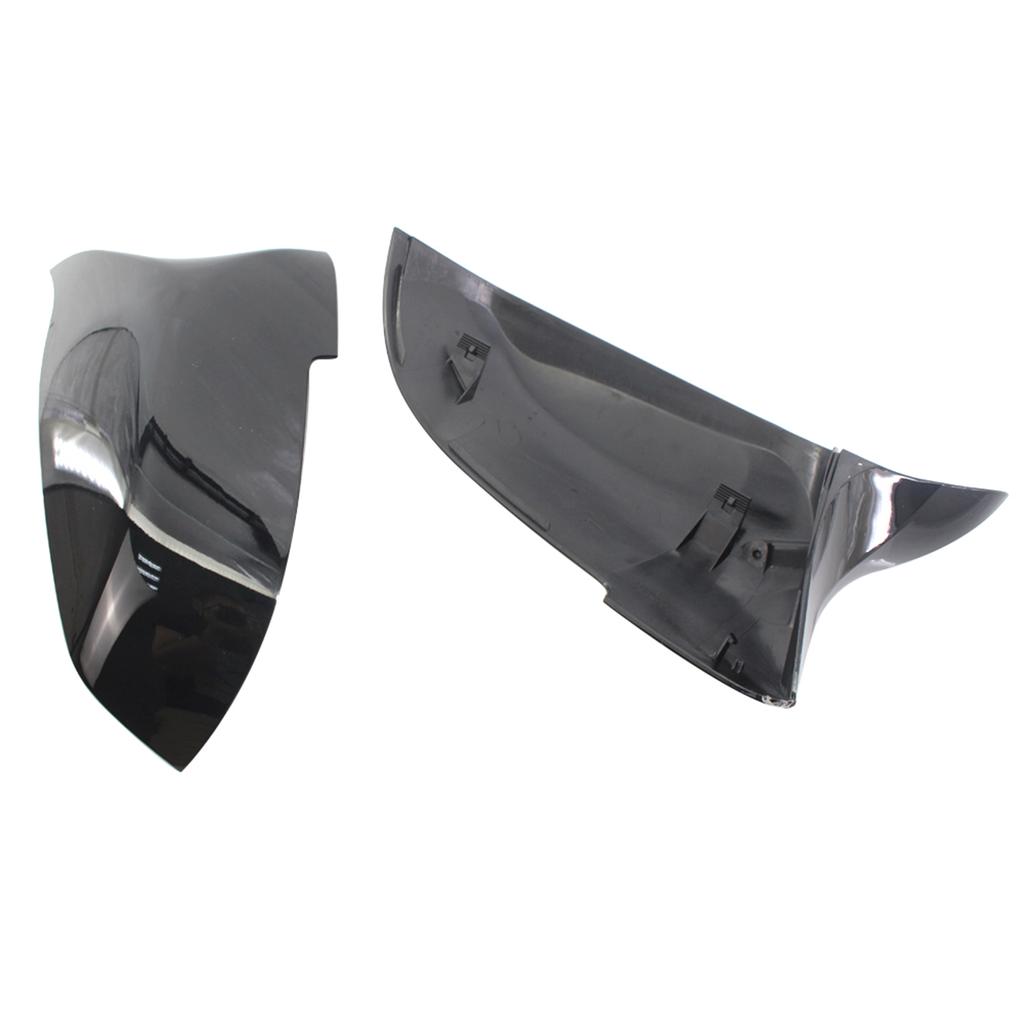 Car Rear View Side Mirror Cover Replacement for BMW F01 F10 F11 F12 F13 Auto Side Wing Mirror Cover Gloss Black Shell