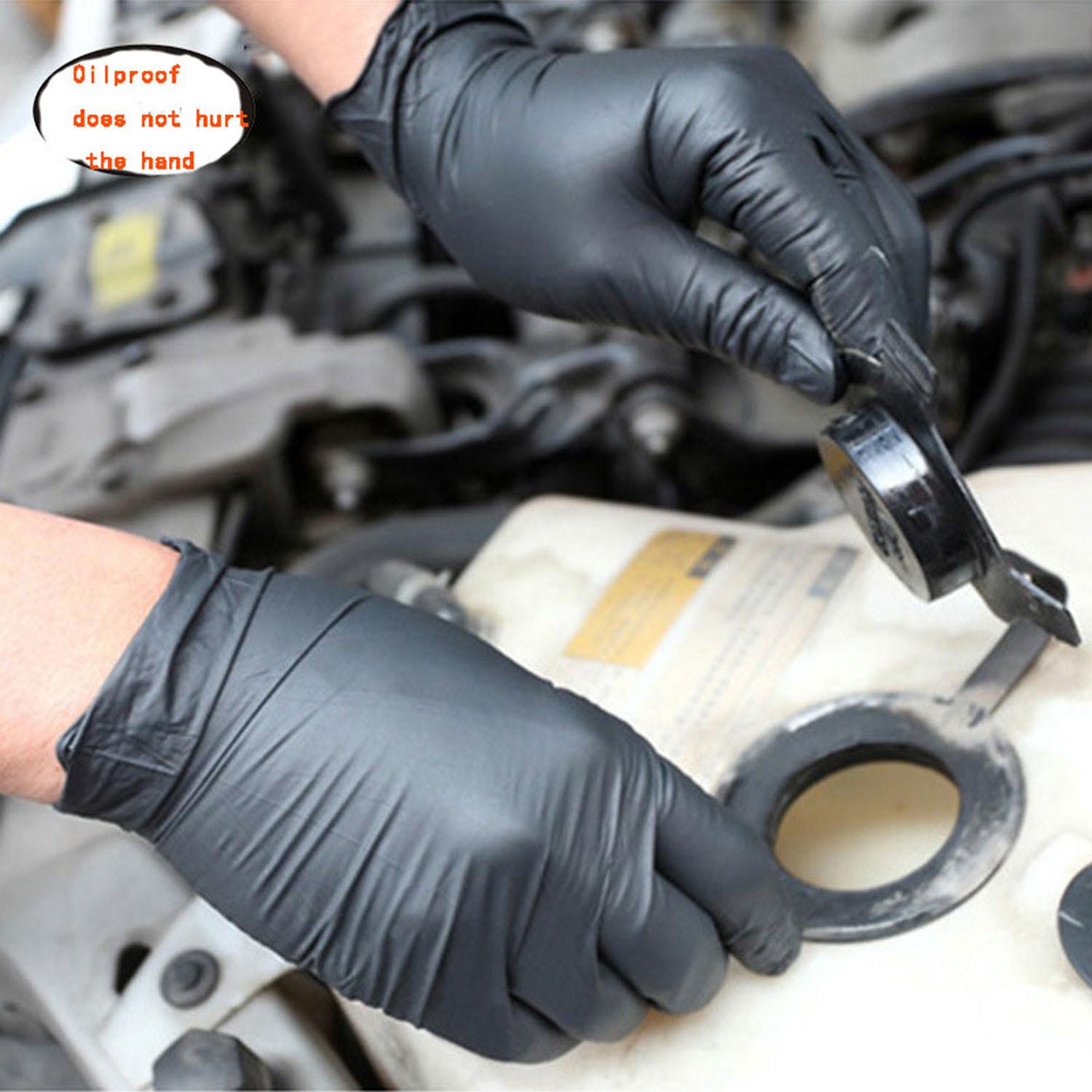 

Gants en Nitrile Jetables без пудры, текстура собачек, бутылочка де 100,