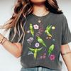 Comfort Colors Parakeet Shirt, Funny Bird Lover Tee, Budgie and Parrot Graphic T-Shirt, Pet Bird Humor Shirt, Gift for Bird Lovers