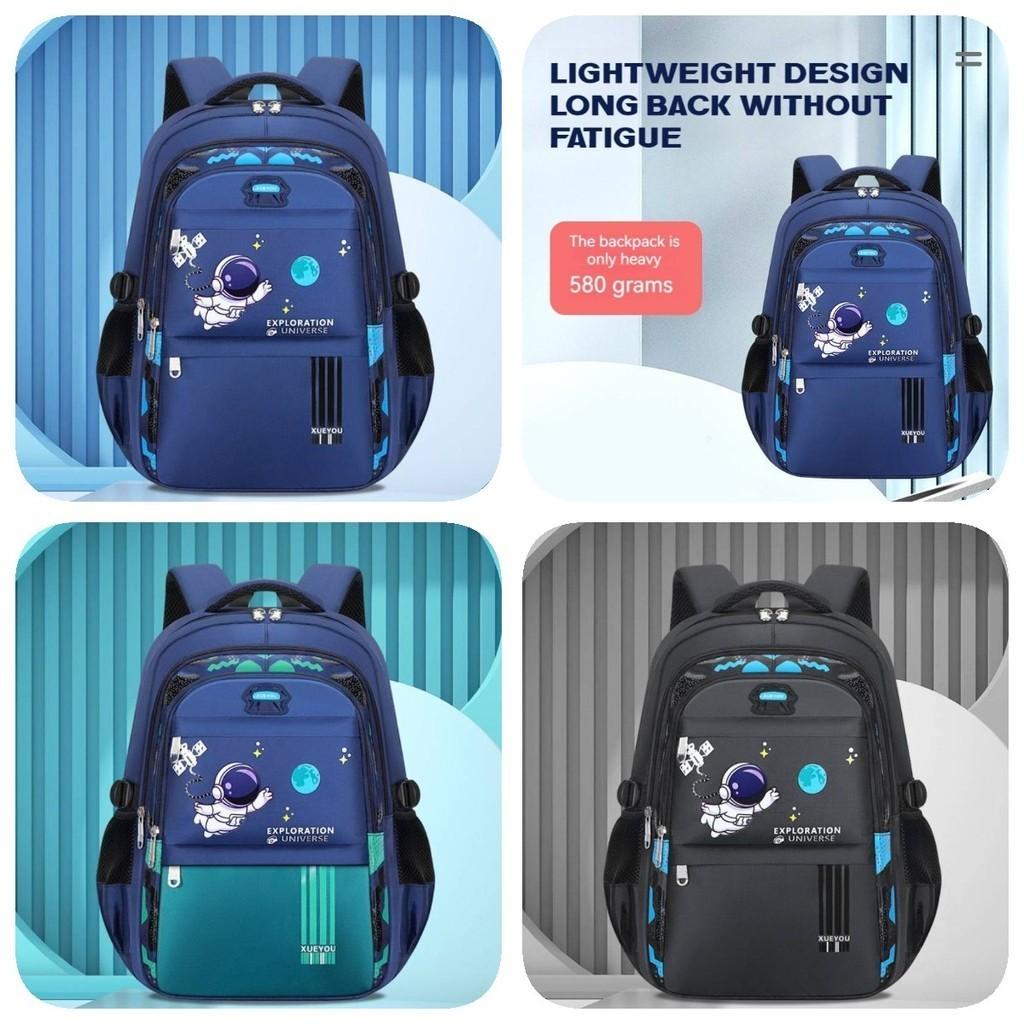 Spacious Astronaut School Backpack Breathable Lightweight Oxford Fabric For Boys