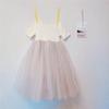 Very Fish 2022 Summer Rainbow Princess Backless Tulle Dress for Girls