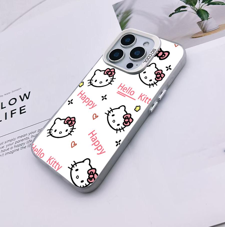 Hello Kitty Phone Case - Cute White Sanrio Design for Apple 16