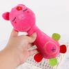 Squeaky Plush Chew Toys For Dogs And Cats Durable Smiley Animal Teethers With Bite Resistant Design Pet Supplies