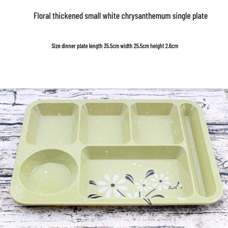 Tian Yajing A3 Commercial Melamine Divided Meal Tray