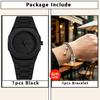 New Men Watches Modern Simple Creative Sports and Leisure Watch Creative Design Waterproof Quartz Movement Energy Watches G