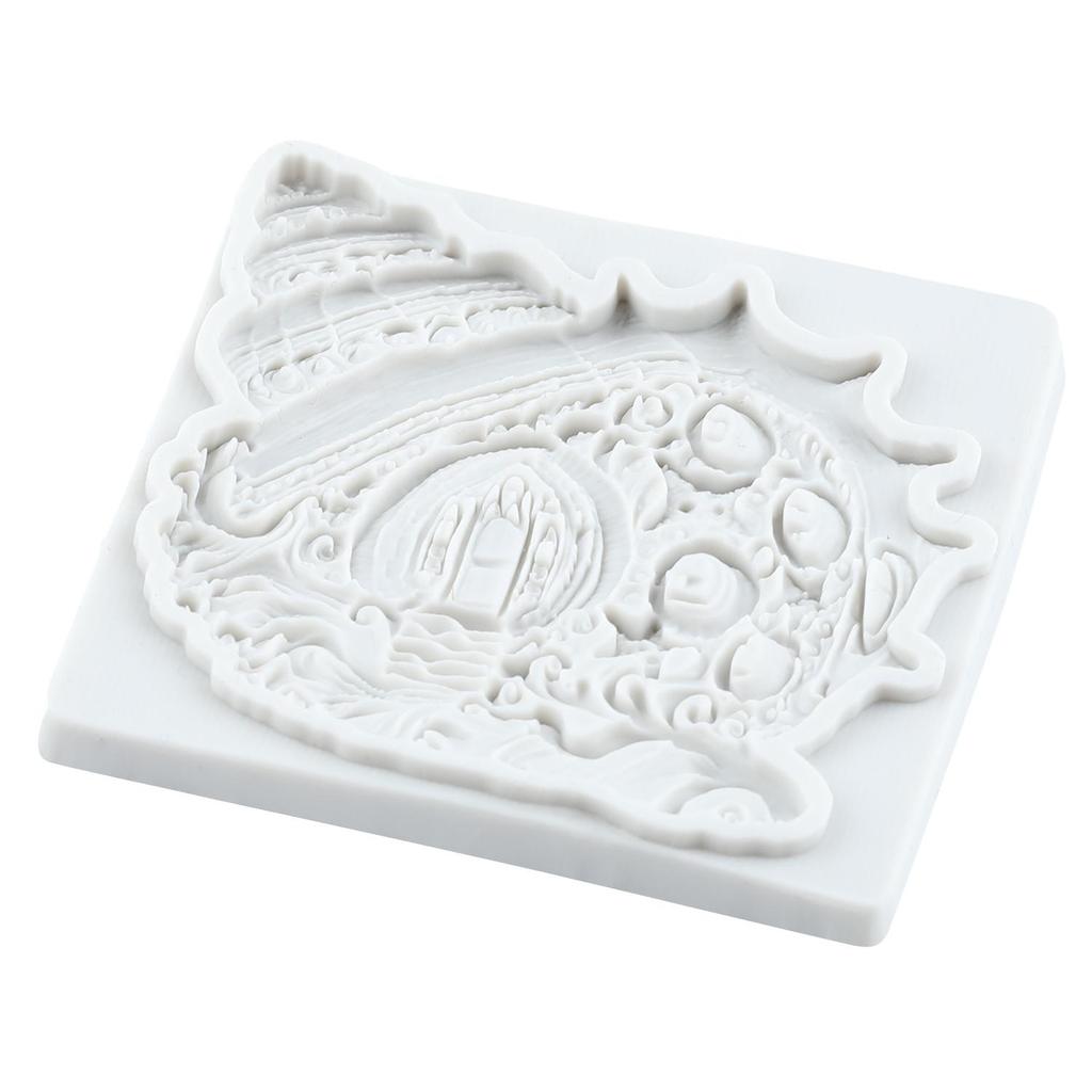 Conch House Silicone Mold Conch Fondant Molds Cake Decorating Tools Cupcake Topper Candy Resin Clay Chocolate Gumpaste Mold
