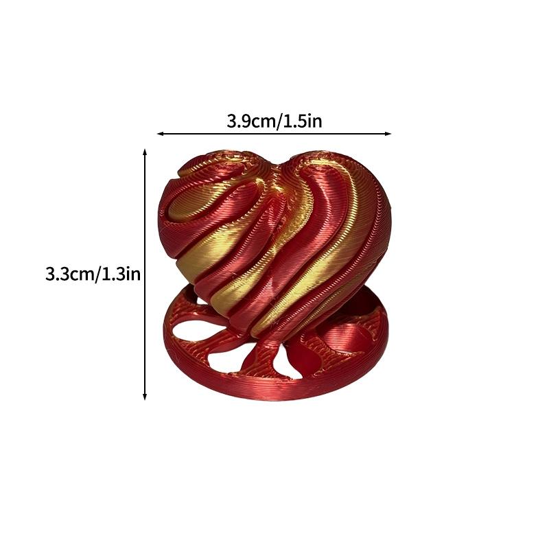 3d Printed Toys Desk Accessories Three-dimensional Pyramid Printed Spiral Cone Helix Screw Rotating Stress Relieving Spiral Cone