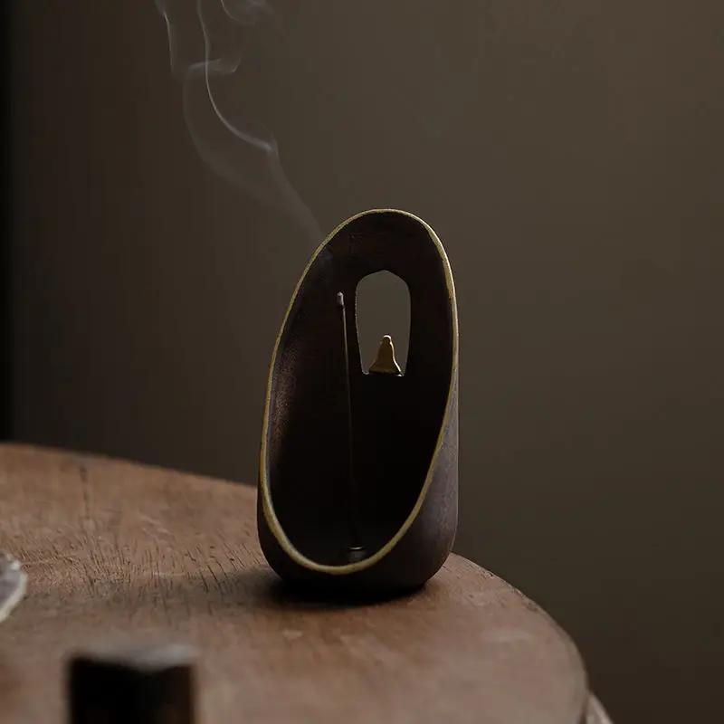 Incense Insert Creative Ceramic Thread Incense Burner Indoor Study Tea Ceremony Accessories Decoration Incense Burner