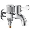 Dual-Outlet Washing Machine Faucet with Auto Shut-off Valve