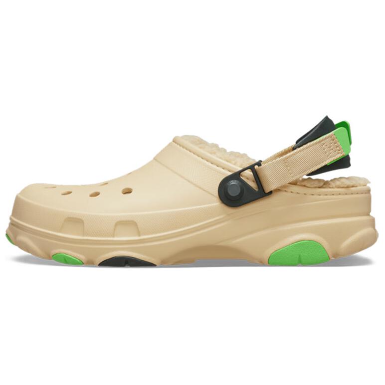 Crocs All Terrain Lined Clog EVA Comfortable Breathable Clogs Unisex clogs Light-Yellow 207936-0HY 38-39
