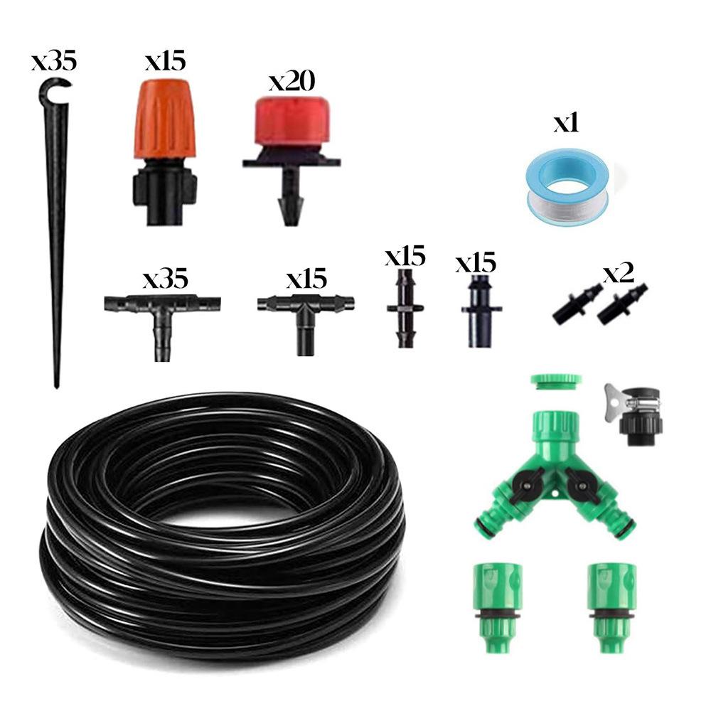 158pcs set DIY gardening irrigation system 40M drip irrigation gardening garden courtyard lawn automatic watering system tools