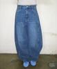 RONRON Balloon Fit Denim Pants Medium Blue