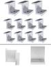 10 Pcs Aluminum Alloy Solar Photovoltaic Brackets Clamps For Solar Modules Panel Racking Mounts PV End Accessories