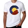 Red Rocks Amphitheater Morrison Colorado C Photo Tshirt Stain Resistant Casual Tee
