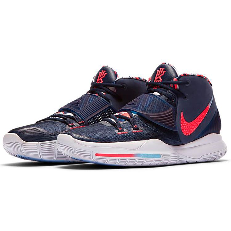 New Nike Kyrie 6 'USA Navy Red' BQ4630-402