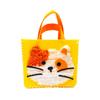 Cartoon DIY Felt Animal Bag Soft Yarn Needle Embroidery Kit Educational Craft Kits  Children