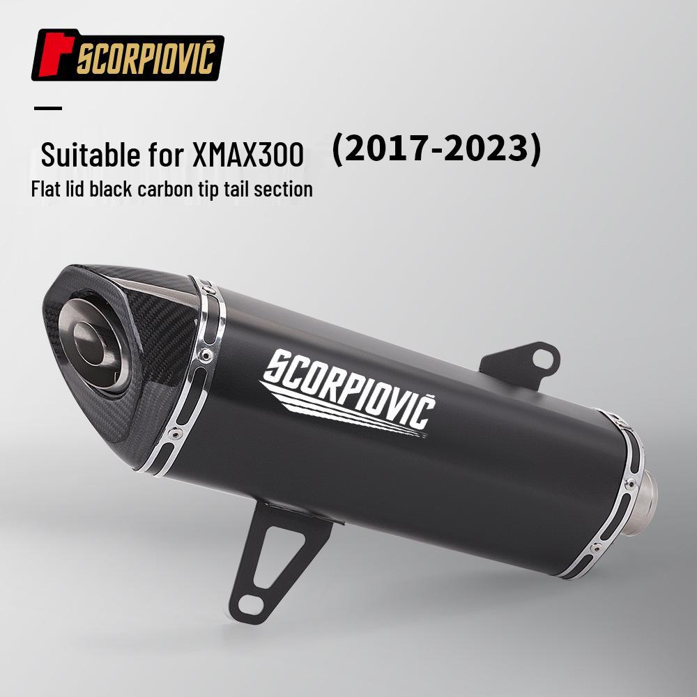 XMAX300 Motorcycle Scooter Exhaust Muffler, Easy Install (2017-2023)