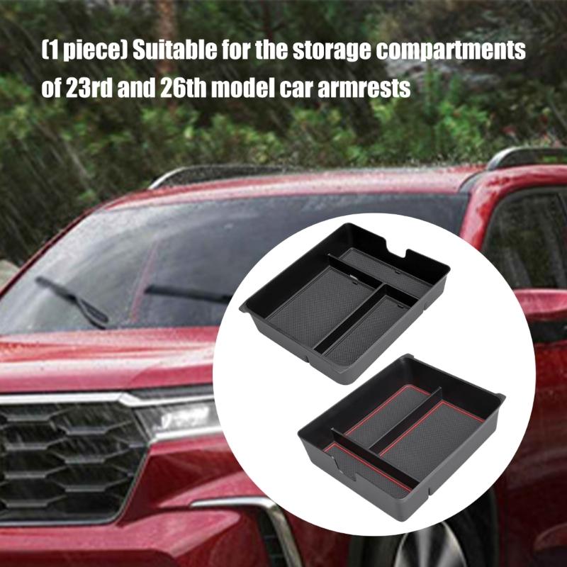Perfect Easy Installation No Tools ABS Storage Box for 2023 2026 Vehicle Center Consoles to Keep Items Organized