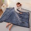 Flannel Fleece Blanket Office Nap Blanket Air-Conditioning Throw Coral Fleece Bed Sheet Blanket Lunch Break Blanket
