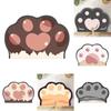 Cartoon Cat Paw Bath Mat With Waterabsorbing Silicone Fabric For Bathroom And Toilet Entrance